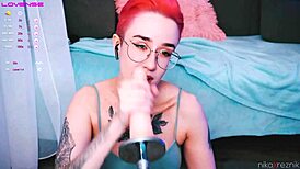 Cute Tomboy Getting Fucked In Mouth By Fuckmachine