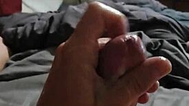 Crusher76 Squeezing a Big Load While Watching Hot Porn Videos