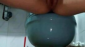 i squirted so hard with the new dildo, my pussy just couldn't hold it back