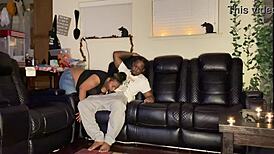 movie nite with stepsister she grabd my dik and made me cum on tits