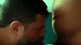 dude kneeling and sucking, waiting for that load