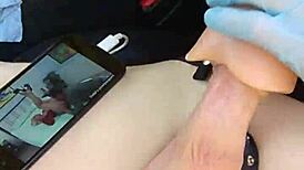 guy using fleshlight for personal pleasure and release