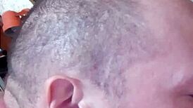 i'm a fat bbw milf wife sucking like a slut on that pussy