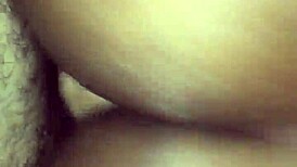 fat ebony ass gets creampie from white cock interracial