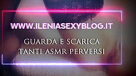 Intense jerk off instructions from Italian cuckold slave with foot worship.