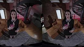 your boyfriend's girl gives a blowjob in the dark room