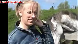 the pretty blonde teen masturbates until she cums in this amateur fucking video