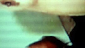 Hidden couple has close-up sex on bed