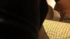 Phat booty ex girlfriend struts and gets creampied deep