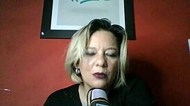 The wife says, 'Lola, what do I do?' while the husband fucks the maid passionately