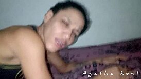 Brunette and blonde amateurs caught with painter Bolt Jones in anal action.