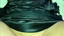 I-I quenched my horny wife's desire with my shaved pussy