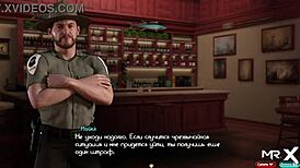 in treasure of nadia, she grabs your cock and strokes it with her hands in this hentai scene