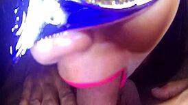 Susy feels intense pleasure sucking cousin's cock