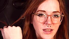 A redhead will get you intimate with her own body and encourage you to get intimate with your own as well