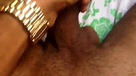 enjoying a relaxing solo session with sexy touches