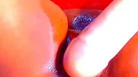 Teen Cameltoe Pussy Dildo Fucking So Hot! 😍