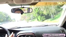 three mature whores demand cunt fucking from young stud