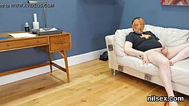 Spicy Nympho Endures Painful Anal Therapy in Loony Bin.