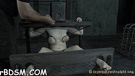 Real castigation porn with spanking and fucking