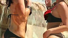 A compilation of hot and oiled big tits