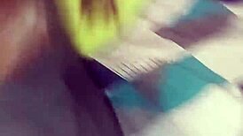 My boyfriend films us after anal in the hotel room