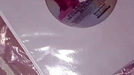 College Student Uses Clear Overlay Binder As Latex For Porn Tribute With Condom