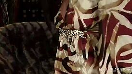 hot brunette paulina james fucks her sweet butthole