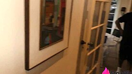 surprise with naughty wife leads to bareback anal in doggystyle at home