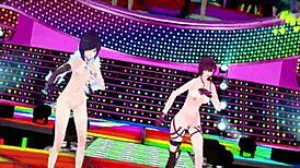 Genshin Impact MMD with Ia, Yelan, and Kafka in action.