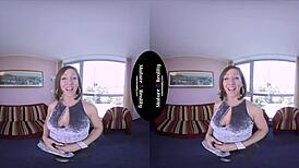 Spanish Milf Masters Deepthroat and Rides Like a Bull in Stockings