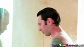 i love this sexy blonde masseuse with small tits