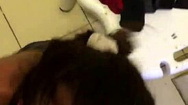 White girl deepthroats and sucks me off