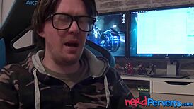 naughty british vixen shagged by nerd with big cock