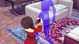 konosuba hentai megumin handjob cumshot in face uncensored cosplay