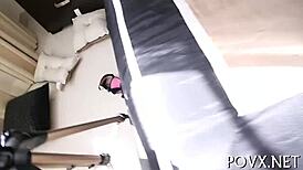 Drilling deep into a tight juicy cunt