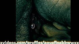 ebony bbw wet and creamy pussy and fat clit