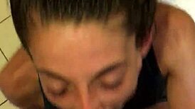 White girl deepthroats and sucks me off