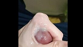 pov jerking my huge cock, shooting lots of cum 😈💦