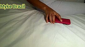 Myke Brazil visits Debora Fire, they get hot and he GIVES her BIG COCK as New Year's gift!