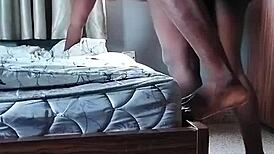 i cant get enough of that shaved pussy in doggy style, bent over so nice.