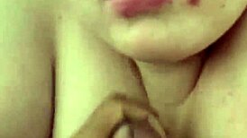 Young white teen deepthroats a massive black cock like a slut