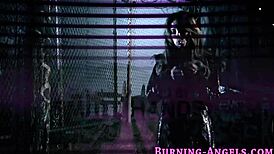 I’m so into these fetish goth teens in a wild threesome