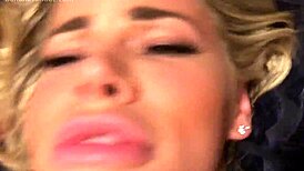 Check out this pretty white girl's homemade creampie scene! 🍑