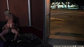 valerie white, a cute tiny 18+ teen with big tits, gets rough double penetration