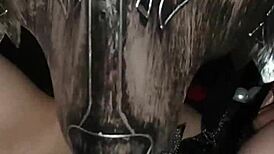 Bad wolf gets down to LICKING some of Red's sweet PUSSY in costume