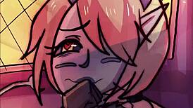 Lamia birthday loop with futanari action!