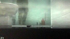 amateur video of a hot girl taking a relaxing bath.