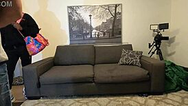 cinnamon baileyy casting pov gets wild with intense squirting