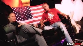 Tyler says, 'I'm a hot slut loving this FMM threesome with facial'